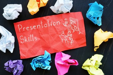 Conceptual photo about Presentation Skills with written text.