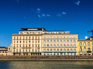 Building on the Arno River