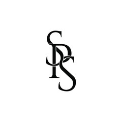 sps letter original monogram logo design