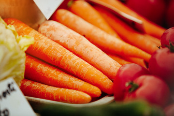 Carrots at Farmers' market
