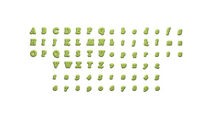  written on a white background by individual letters with a shaped font 3D illustrated on the wall with bottom shadows