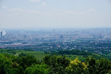 Ausblick über Wien.