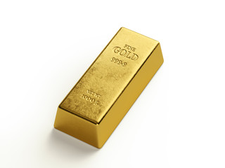 Gold bars and Financial concept,3d rendering,conceptual image.