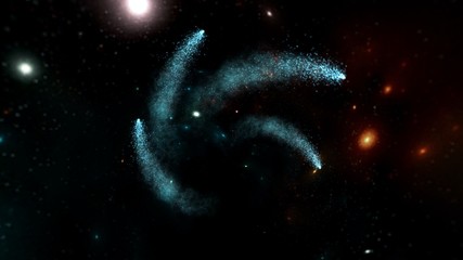black hole, science fiction wallpaper. Beauty of deep space. Colorful graphics for background, like...