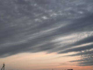 clouds over the city