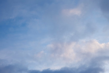 Beautiful sky with storm clouds. Background and texture for text