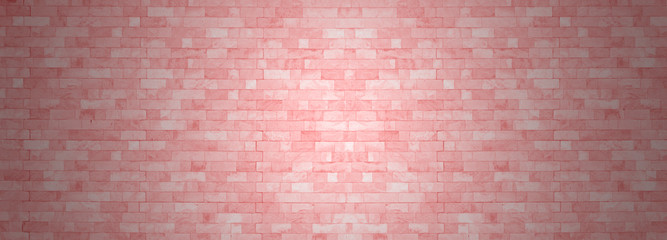Pastel pink brick wall texture grunge sweet wallpaper  vintage stonewall for room baby girl design interior, backdrop cafe, nursery woman concept.