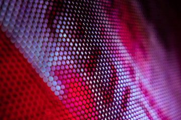 CloseUp LED blurred screen. LED soft focus background. abstract background ideal for design.
