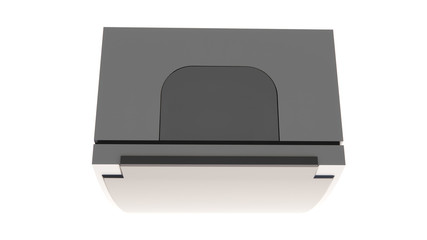 Electrical contact socket Illustration in 3D 1