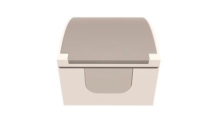 Electrical contact socket Illustration in 3D 4