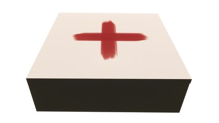 first aid cabinet Illustration in 3D - 5