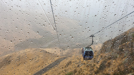 Christchurch Gondola in the Rain © Schneyder Images