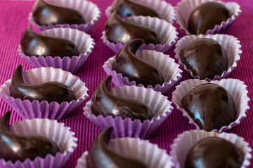 Natural and healthy home-made chocolates.