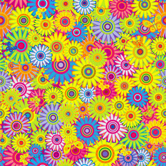 Vector seamless - Chinese flower pattern