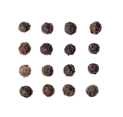 pepper corn on white background
