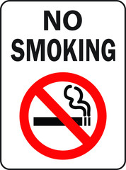No smoking sign vector illustration
