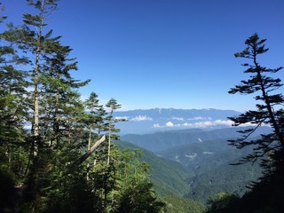 Japan Southern Alps Mount Shiomi 日本　南アルプス　塩見岳