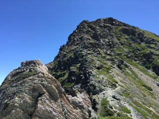Japan Southern Alps Mount Shiomi 日本　南アルプス　塩見岳