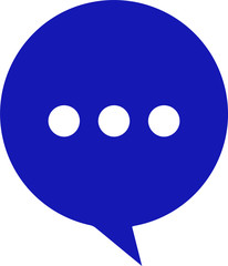 Fototapeta premium messenger taking bubble typing thinking icon 