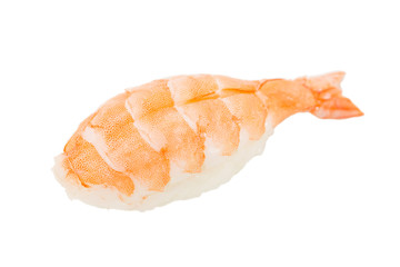 Nigiri Sushi isolated in a white background.