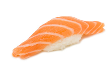 Nigiri Sushi isolated in a white background.