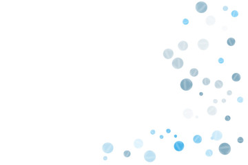 水彩カラーの水玉バブルの背景画像素材　コピースペース