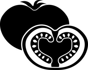 Potato vector icon, two potatoes icon design