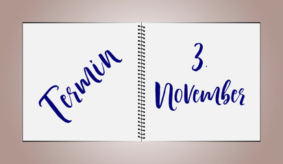 3. November