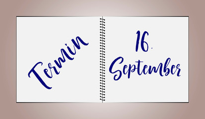 September 16th | 16.September