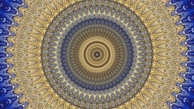 Beautiful Original Art therapy moving Mandala. Seamless loop psychotherapy. Geometric patterns to find or restore a sense of healthy mental balance. For yoga specialist, astrology, art therapist.