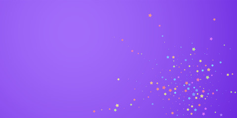 Festive confetti. Celebration stars. Colorful star
