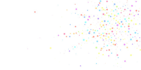 Festive confetti. Celebration stars. Colorful star