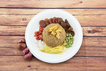 Rice Seasoned with Shrimp Paste