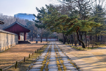 Jongmyo Shrine In Seoul