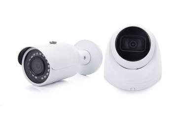 Security Camera CCTV isolated on white background.