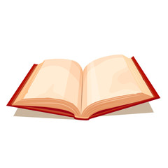 Open book icon, document and school information