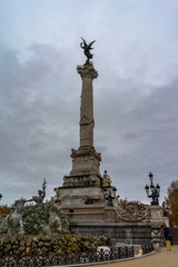 Monument aux Girondins in Bordeaux, France