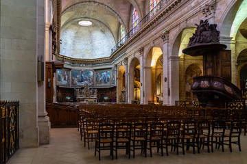 Fototapeta premium Eglise Notre Dame church in Bordeaux, France