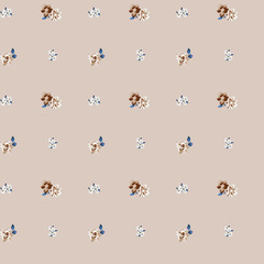 small floral seamless pattern background images.