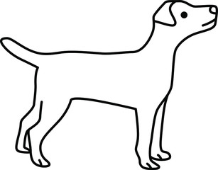 An icon illustration of a Jack Russell