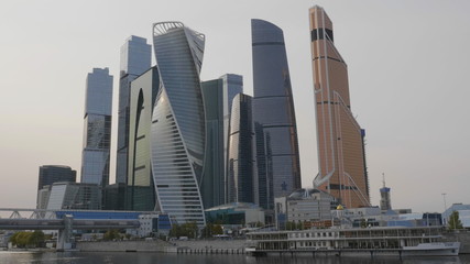 Naklejka premium Moscow city Moscow International Business Center , Russia