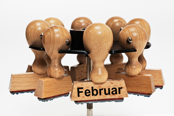 Stempel Februar