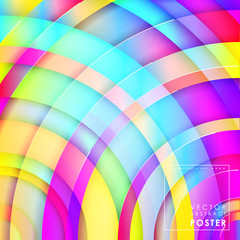 Abstract lined tech background. Futuristic light interface