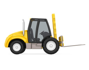 Forklift Truck Isolated