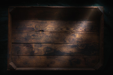 Dark grungy rustic wood background
