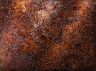 Dark Rusty metal texture background