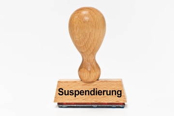 Stempel Suspendierung