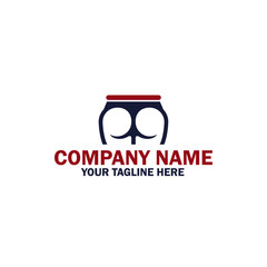 Underwear Shop Logo Template Design For Business Company Vector Illustration - Vector