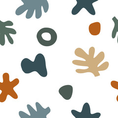 Abstract doodle seamless pattern for use in design for textile, dress  bag or t shirt print, wallpaper, wrapping etc