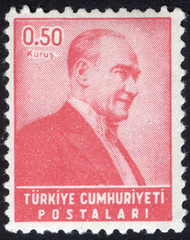 Postage stamps of the Republic of Turkey is offset printing Postal Telegraph and Telephone...